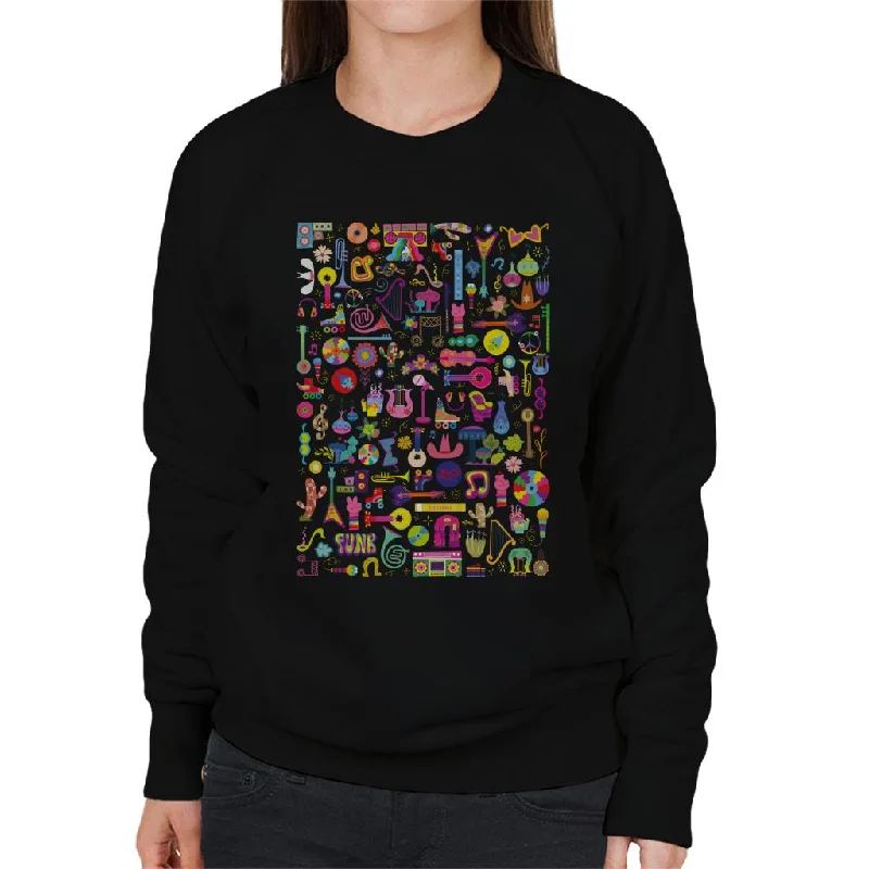 Today’s Deal fashionable fitness sweatshirtTrolls World Tour Funk Montage Women's Sweatshirt