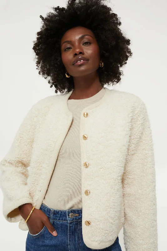 Price Reduction urban jacketCream Sherpa Camden Jacket