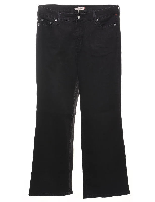 Online Only athletic windbreaker512's Fit Black Levi's Jeans - W34 L30