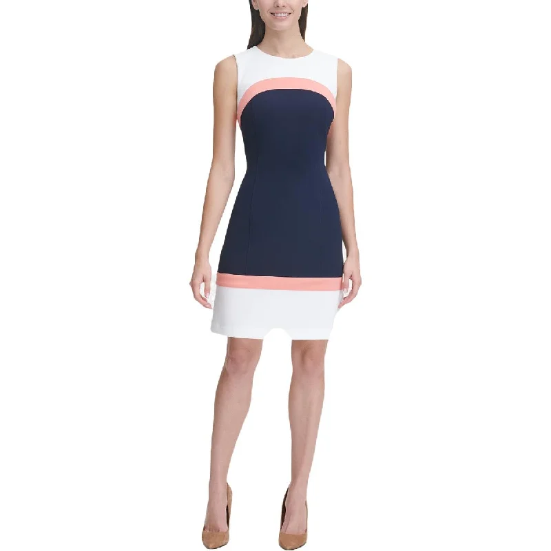 New Markdowns casual evening dressTommy Hilfiger Womens Colorblock A-Line Sheath Dress New Markdowns casual evening dressTommy Hilfiger Womens Colorblock A-Line Sheath Dress