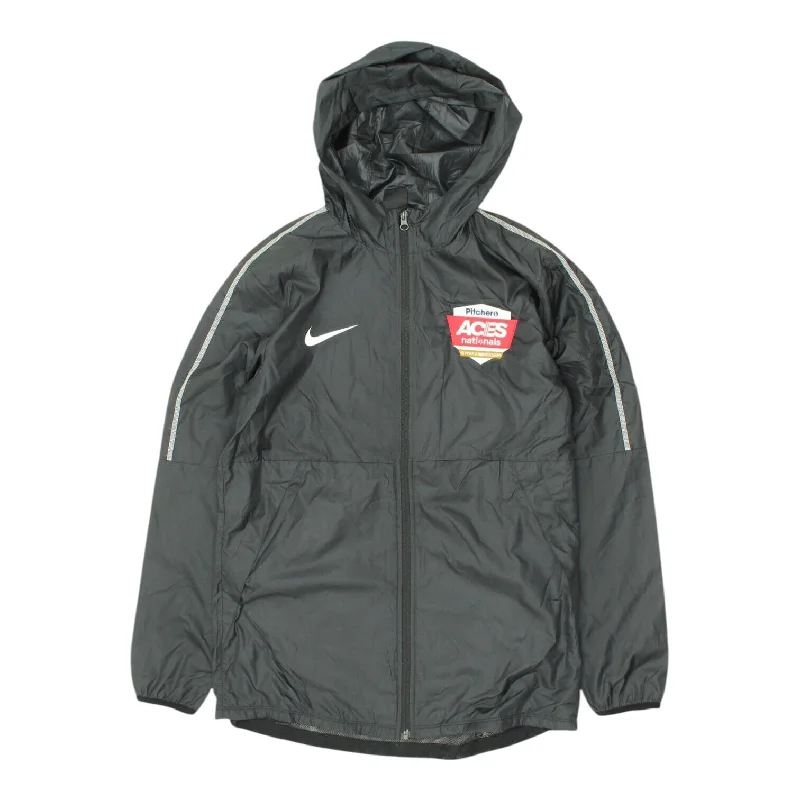 Exclusive Preview Pitchero ACES Nationals Mens Black Hooded Nike Jacket | Football Hoodie Sports