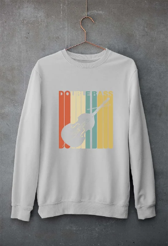 Steals and Deals sporty casual hoodieDouble Bass Violin Unisex Sweatshirt for Men/Women
