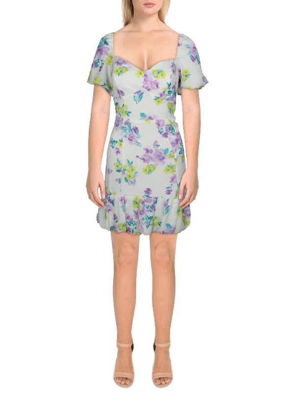 Price Blitz wrap-around dressWomens Cocktail Mini Fit & Flare Dress