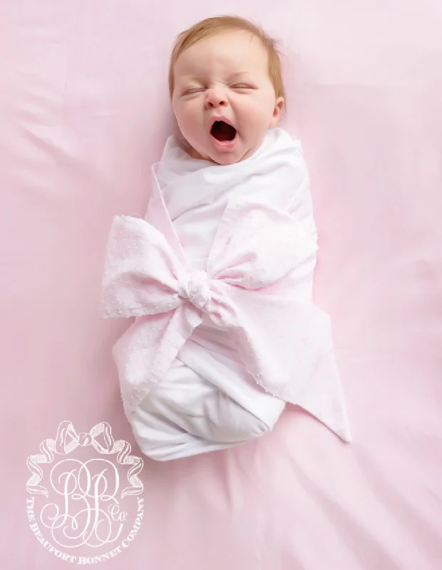 Instant Savings form-fitting dressSwaddle Bow Dallas Dot in Palm Beach Pink