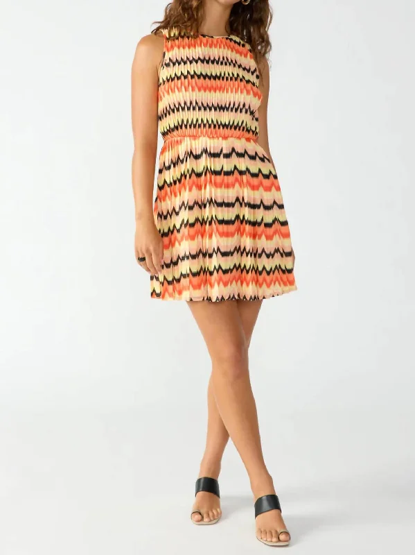 Special Price lace dressSummer Crochet Mini Dress In Citrus Stripe
