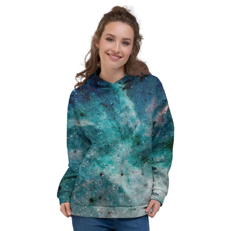 Massive Deals Blue Galaxy Space Women's Hoodie