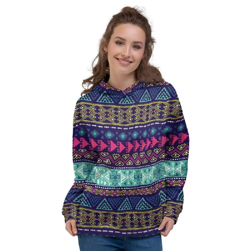 Price Buster Ethic Aztec Print Women's Hoodie