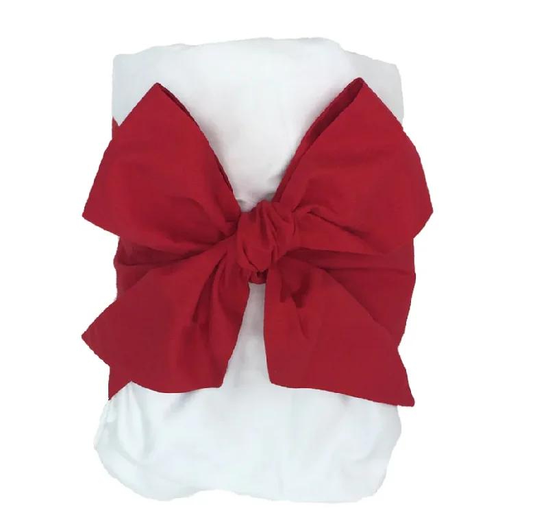 Warehouse Sale shift dressSwaddle Bow in Richmond Red