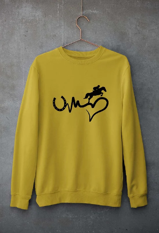 Price Cut breathable gym hoodieHorse Riding Unisex Sweatshirt for Men/Women