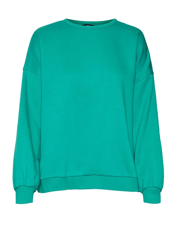 Closeout stylish hoodieVero Moda Maly Sia Oversize Sweatshirt, Green Lake