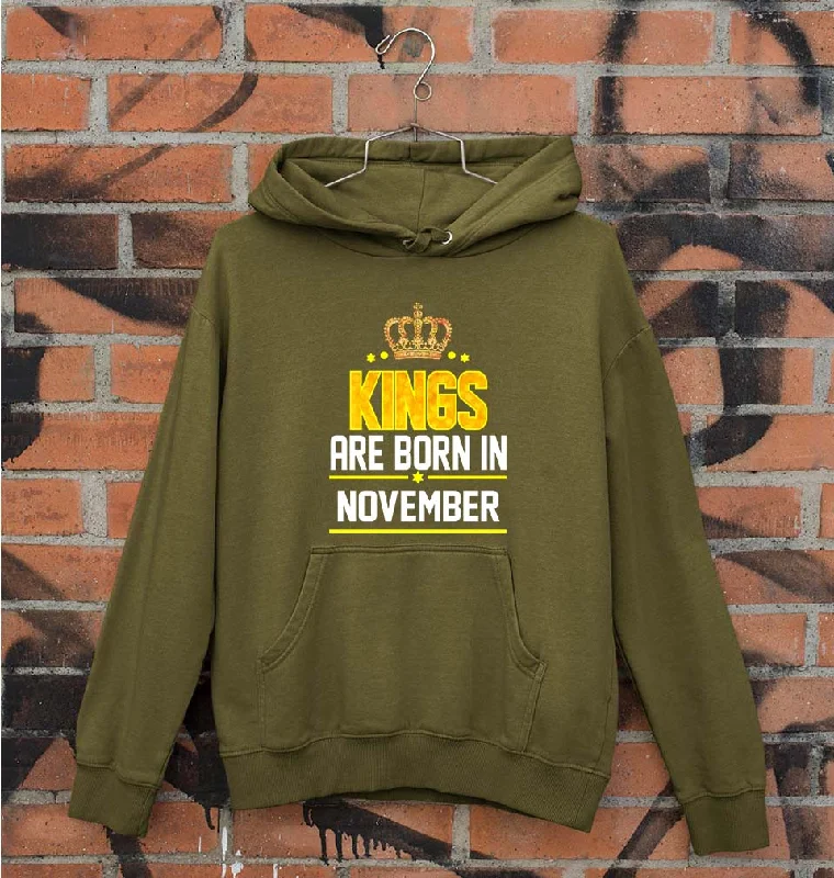 Deal Alert versatile hoodieKings Are Born In November Unisex Hoodie for Men/Women