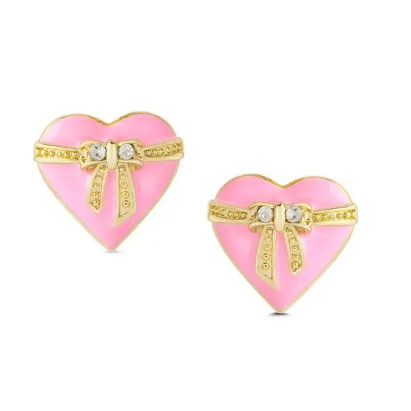 Don't Wait mini dressLily Nily Heart & Ribbon Bow Stud