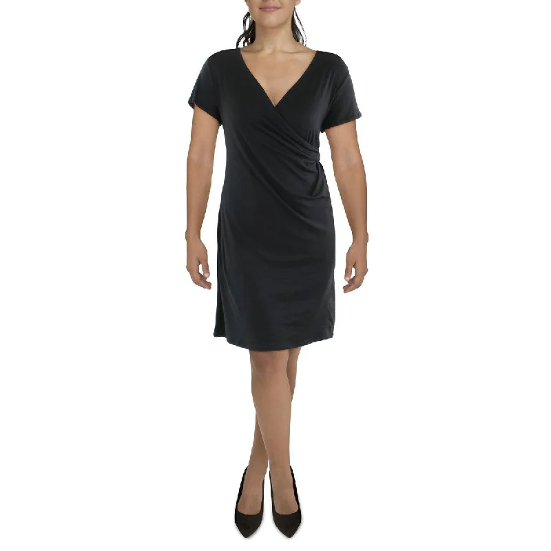Extra Savings vintage-inspired dress24seven Comfort Apparel Womens Plus Knit Short Sleeves T-Shirt Dress