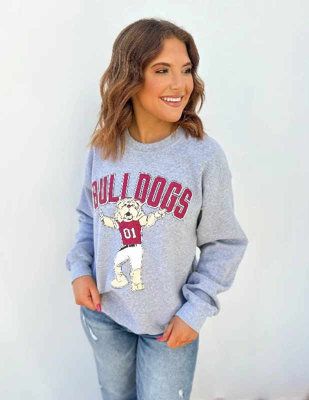 Online Only insulated jacketMississippi State Bulldogs Cartoon Mascot Thrifted Sweatshirt