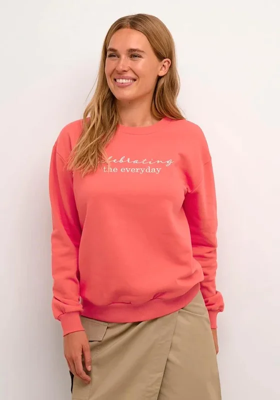 Final Clearance pullover hoodieKAFFE Kadina Sweatshirt, Cayenne