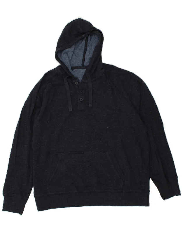 The Best Prices L.L.BEAN Mens Hoodie Jumper XL Navy Blue Flecked