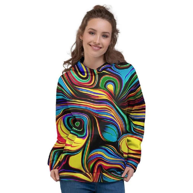 Price Drop Abstract Wavy Women's Hoodie