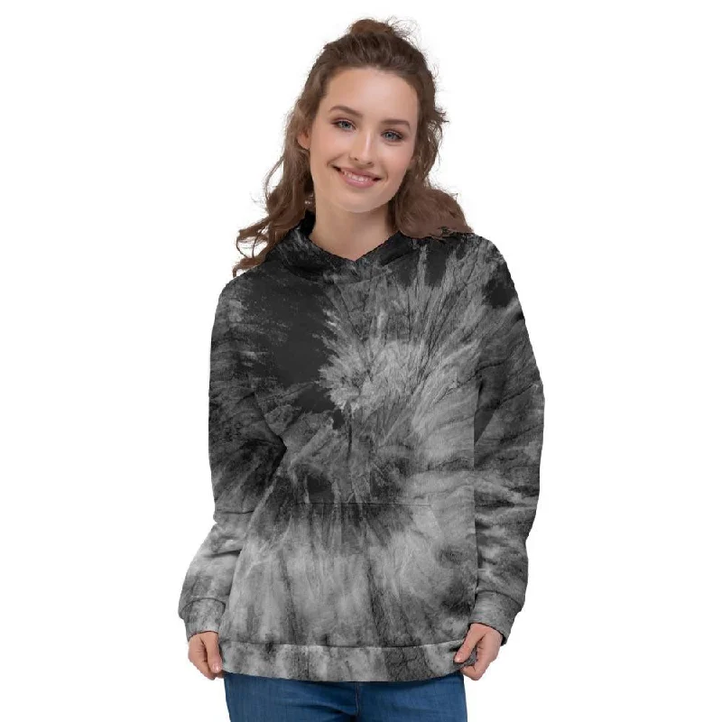 While Supplies Last Black Tie Dye Women's Hoodie