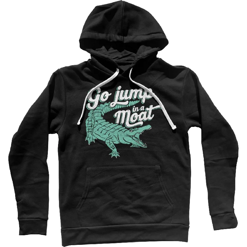 Daily Specials Go Jump in a Moat Alligator Unisex Hoodie
