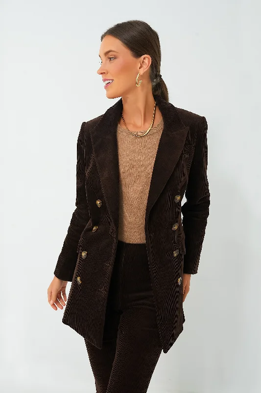 Discount Deals weather-resistant jacketBrown Corduroy Alexander Blazer