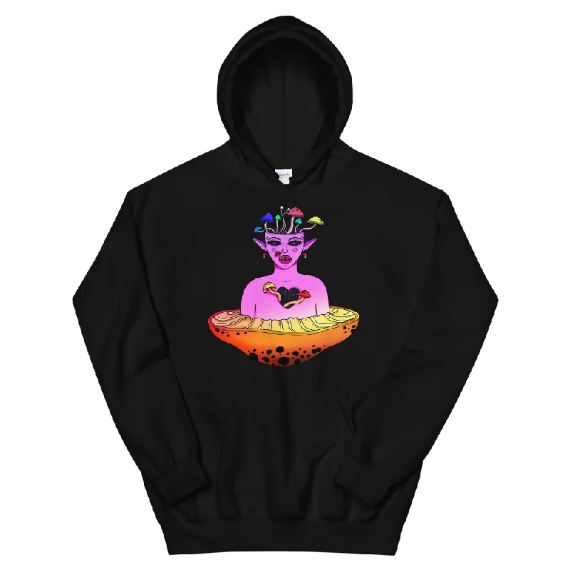 Fantastic Offers Mushroom Elf Graphic Hoodie