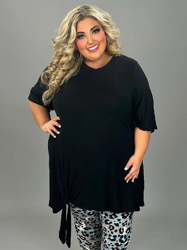 Hurry In party dress79 SSS {Sweet Touch} Black Short Sleeve Tunic Tied At Hem CURVY BRAND!!! EXTENDED PLUS SIZE 4X 5X 6X Hurry In party dress79 SSS {Sweet Touch} Black Short Sleeve Tunic Tied At Hem CURVY BRAND!!! EXTENDED PLUS SIZE 4X 5X 6X