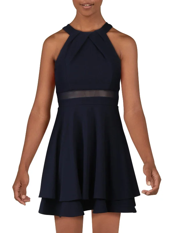 Special Discount silk dressJuniors Womens Sleevless Mini Cocktail Dress