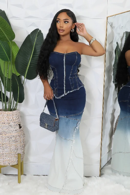 Exclusive Savings high-waisted dressFirst Status Dress