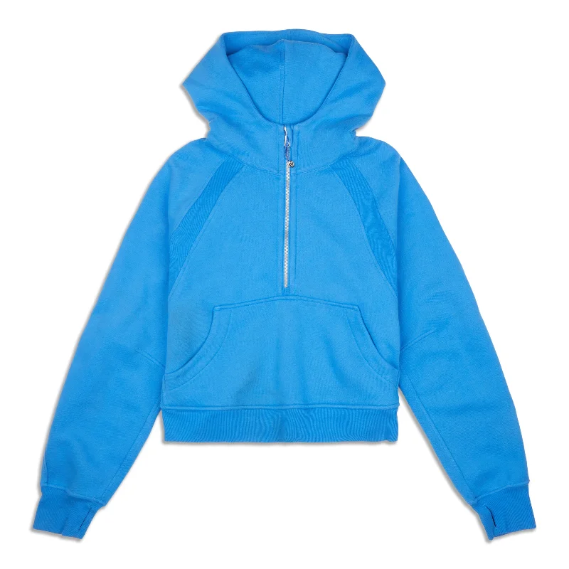 New Markdowns Scuba Oversized Half-Zip Hoodie