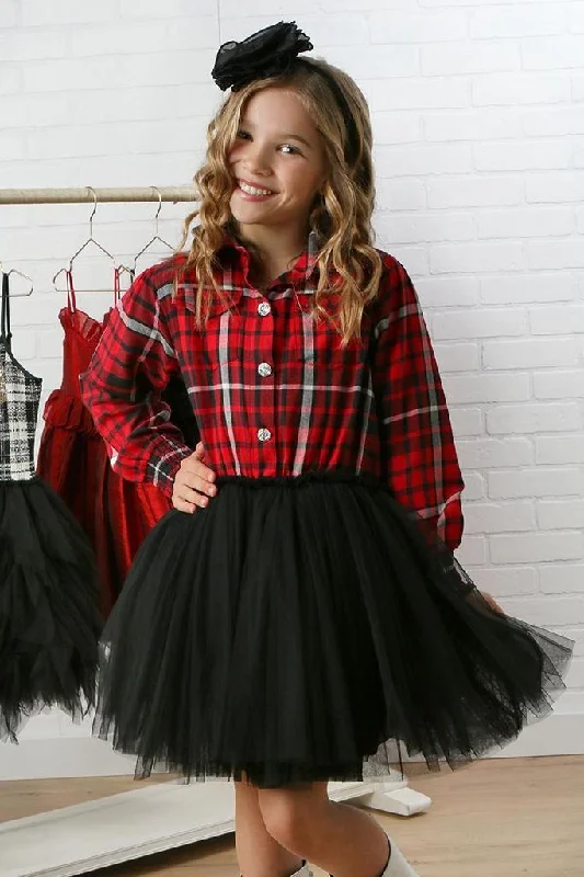 Limited Edition fitted cocktail dressThe Alix Plaid Dress