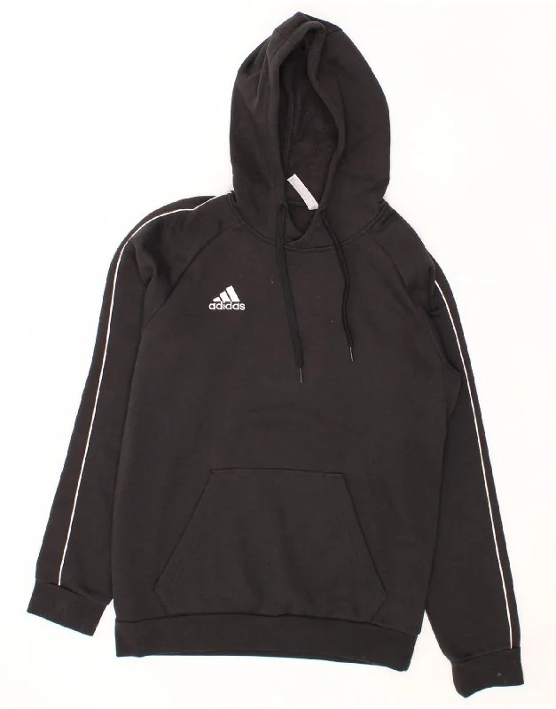 Holiday Sale ADIDAS Mens Hoodie Jumper Medium Black Cotton