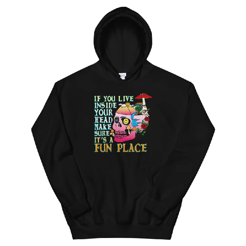 Deal Mania If You Live Inside Your Head Graphic Hoodie