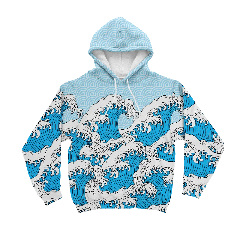 Mega Sale Retro Waves All Over Print Unisex Hoodie