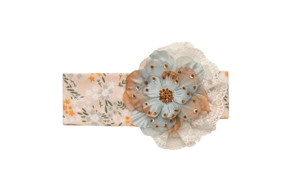 Exclusive Savings A-line dressAva's Garden Headband