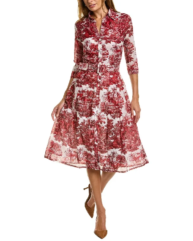 Today’s Deal sleeveless dressSamantha Sung Audrey 3 Silk Shirtdress