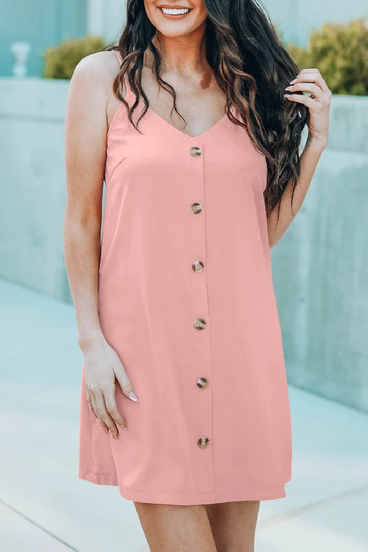 Quick Sale lace-up dressV-Neck Mini Cami Dress