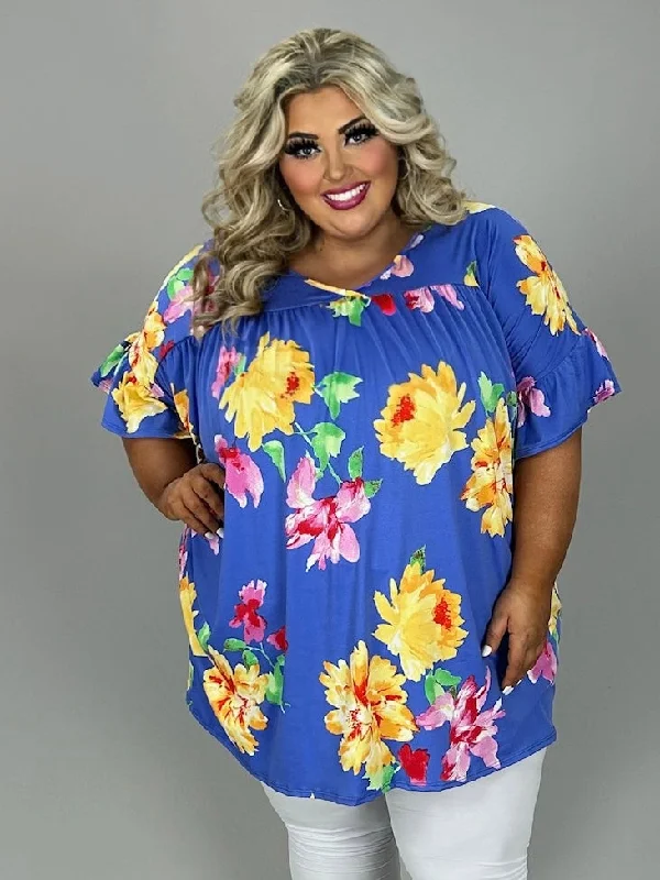 Huge Savings casual day dressSALE!! 19 PSS {My Time To Bloom} Royal Blue Lg Floral Print Tunic EXTENDED PLUS SIZE 4X 5X 6X Huge Savings casual day dressSALE!! 19 PSS {My Time To Bloom} Royal Blue Lg Floral Print Tunic EXTENDED PLUS SIZE 4X 5X 6X
