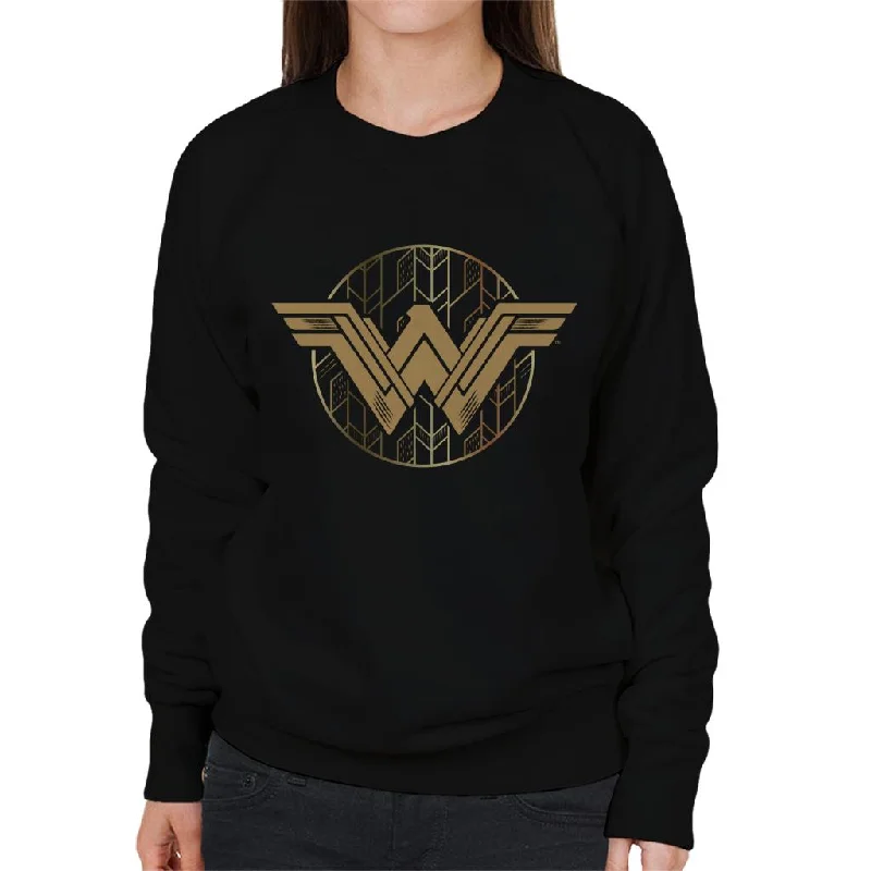 Act Fast workout-ready hoodieWonder Woman Golden W Logo Women's Sweatshirt