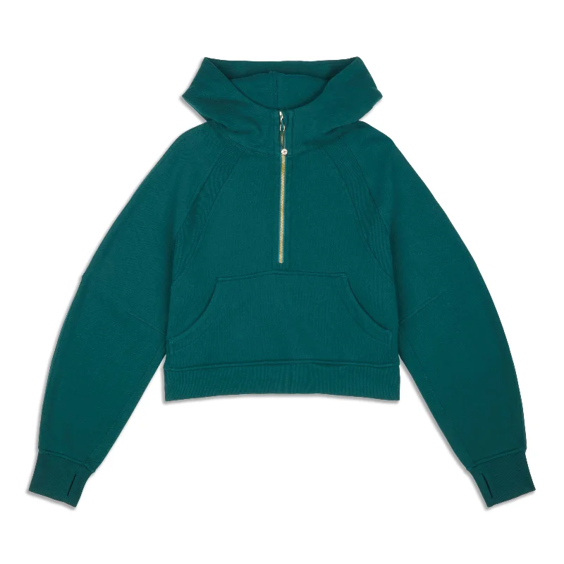 Great Deals Scuba Oversized Half-Zip Hoodie - Resale