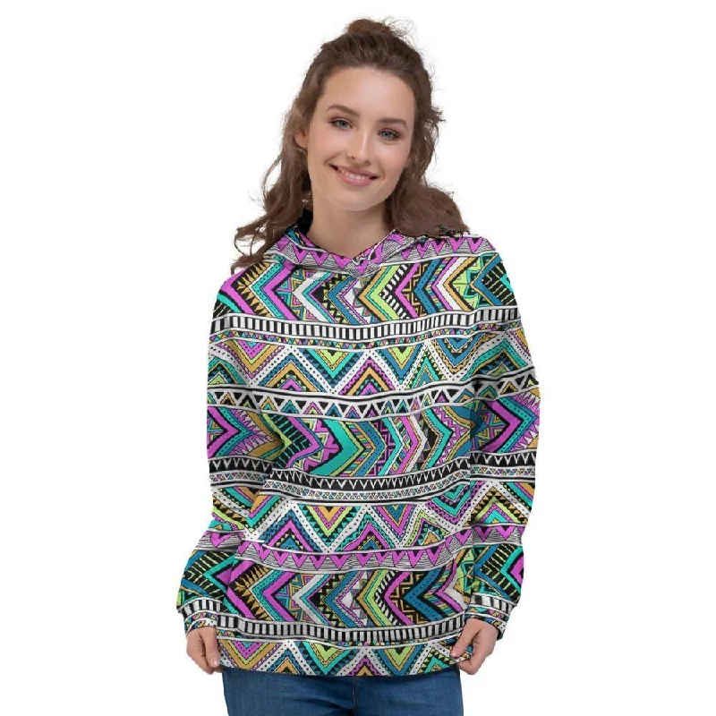 Online Only Indian Aztec Women's Hoodie
