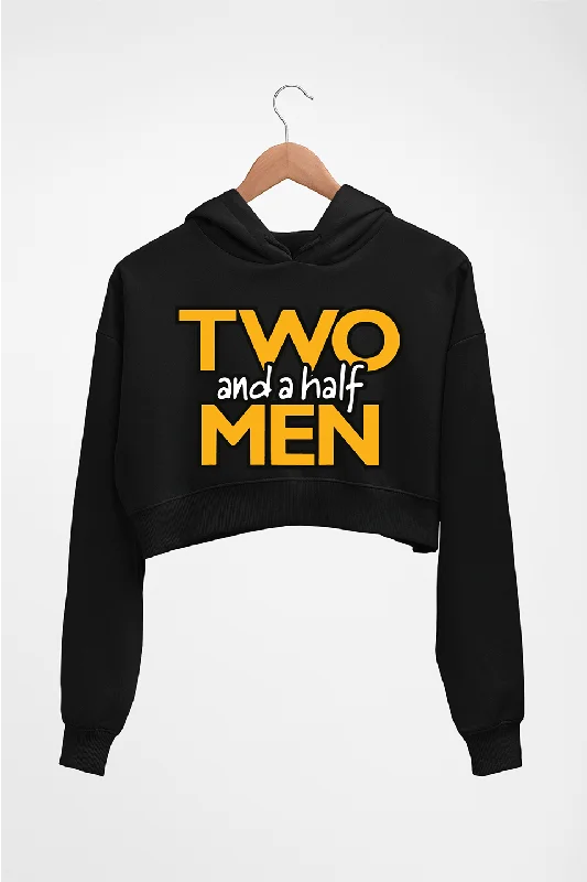 Deal of the Day stylish hoodie for womenTwo and a Half Men Crop HOODIE FOR WOMEN