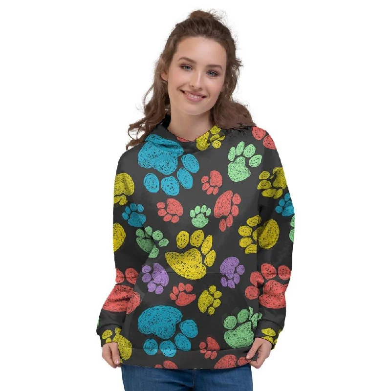 Act Fast Doodle Paw Women's Hoodie