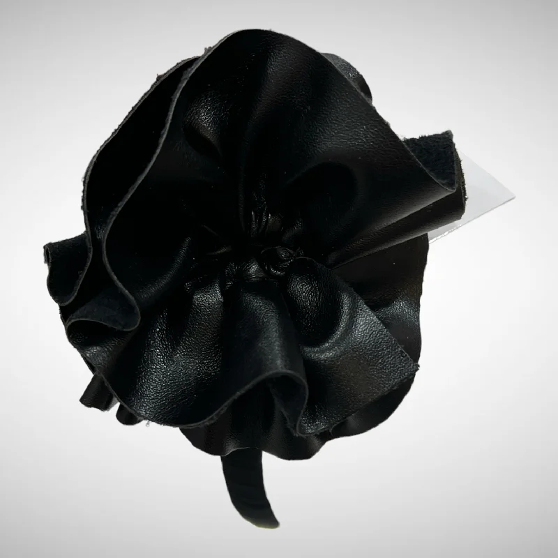 Price Smash backless dressBlack Pleather Clip or Headband