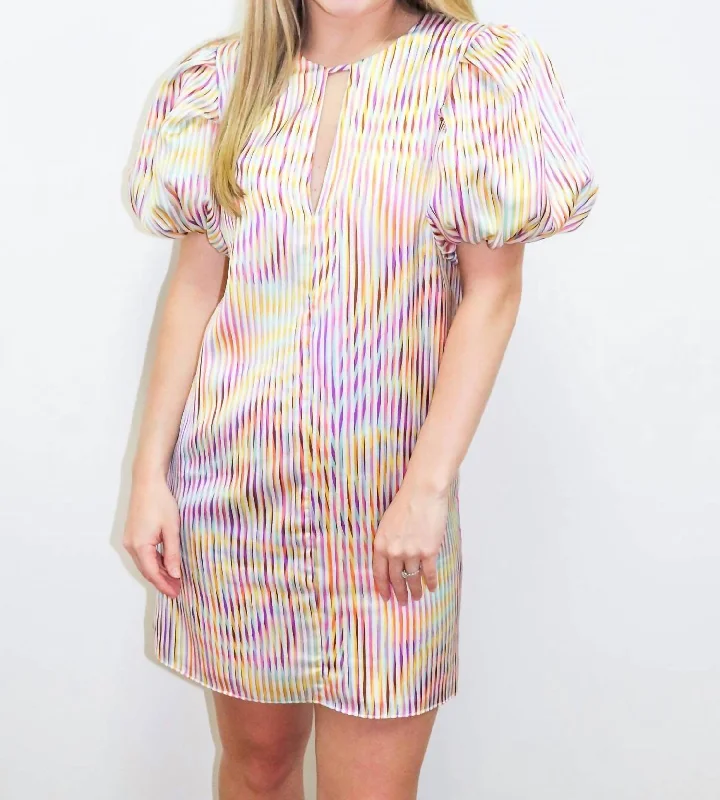 Today’s Deal stylish party dressFame Dress In Optic Print