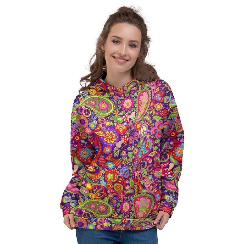 Closeout Hippie Paisley Women's Hoodie