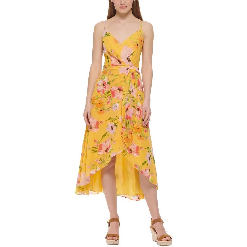 Epic Deals denim dressVince Camuto Womens Floral Long Maxi Dress