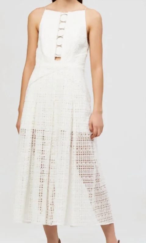 New Markdowns chic slip dressEden Dress In Ivory