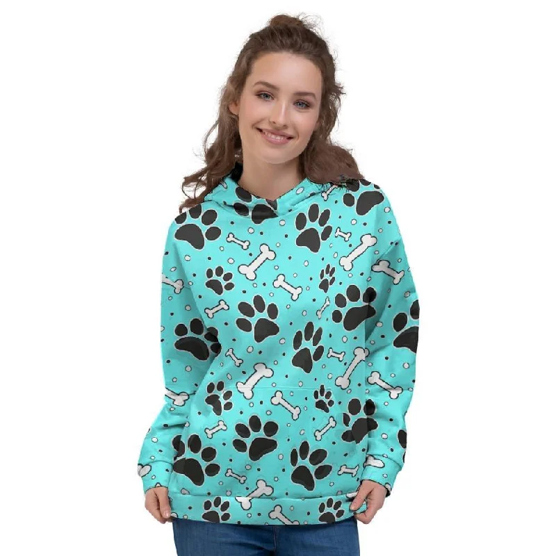 Daily Deals Blue Paw Women's Hoodie