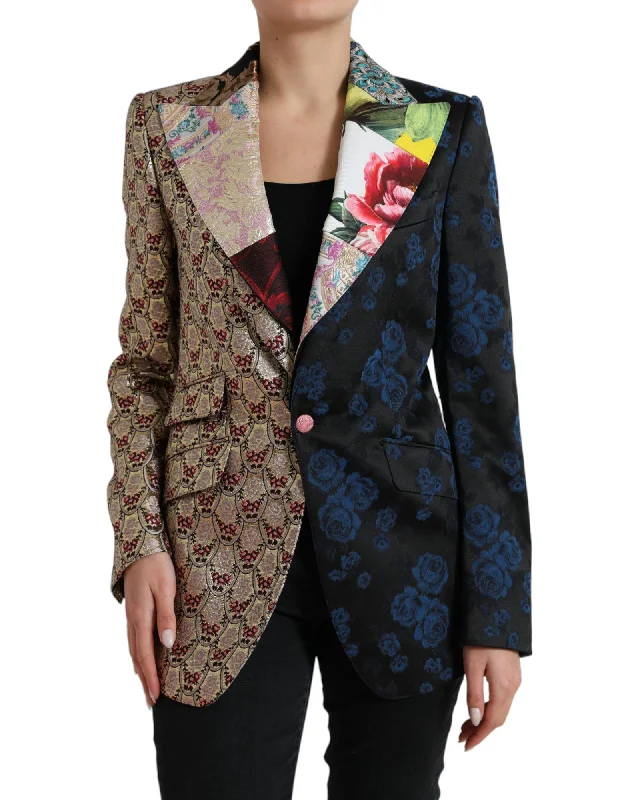 Discount Mania insulated puffer jacketDolce & Gabbana Floral Jacquard Patchwork Blazer Discount Mania insulated puffer jacketDolce & Gabbana Floral Jacquard Patchwork Blazer