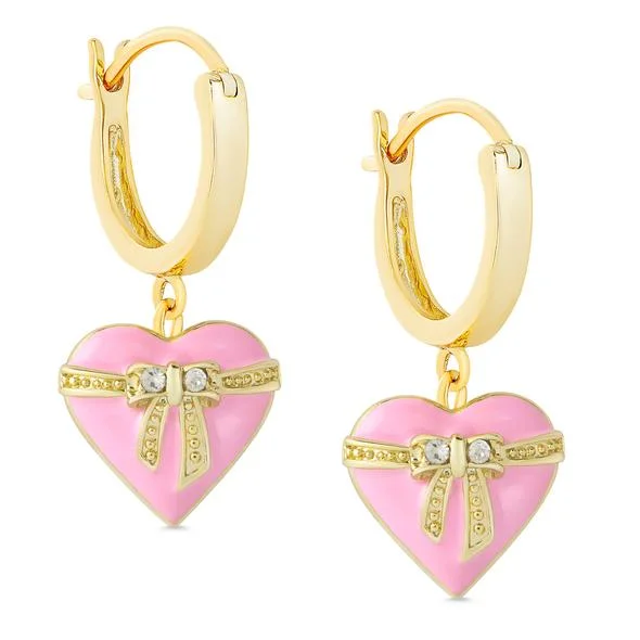 Deal Dash flowy dressLily Nily Heart & Ribbon Bow Dangle Earrings